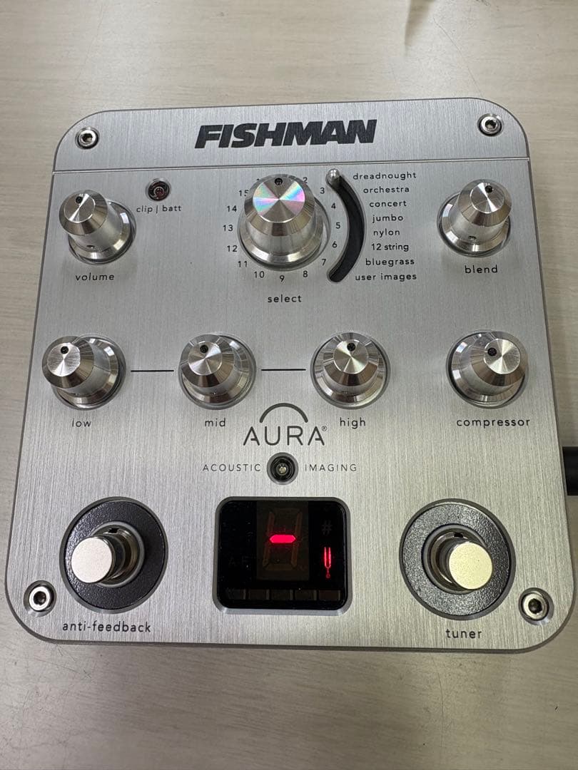 【美品】FISHMAN Aura Spectrum DI プリアンプ