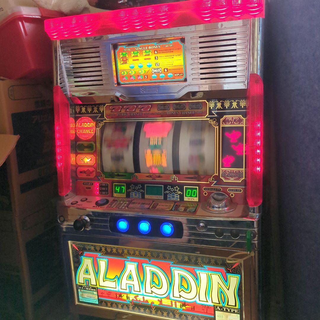 【超レア品】パチスロ 4号機 アラジンA ノーマル仕様＋おまけ付き