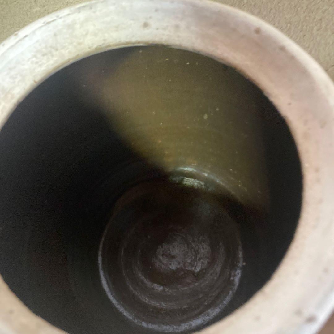 白丹波花文水指16cm19cm