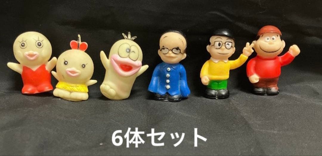 希少　昭和レトロ　オバケのQ太郎　ソフビ　指人形