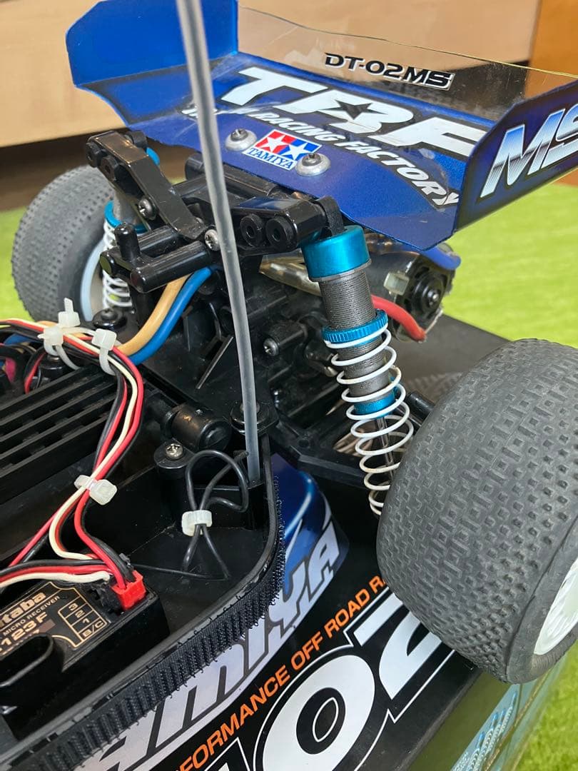 【希少】値下げ タミヤDT-02MS メカ付(サーボ、アンプ、受信機、モーター)