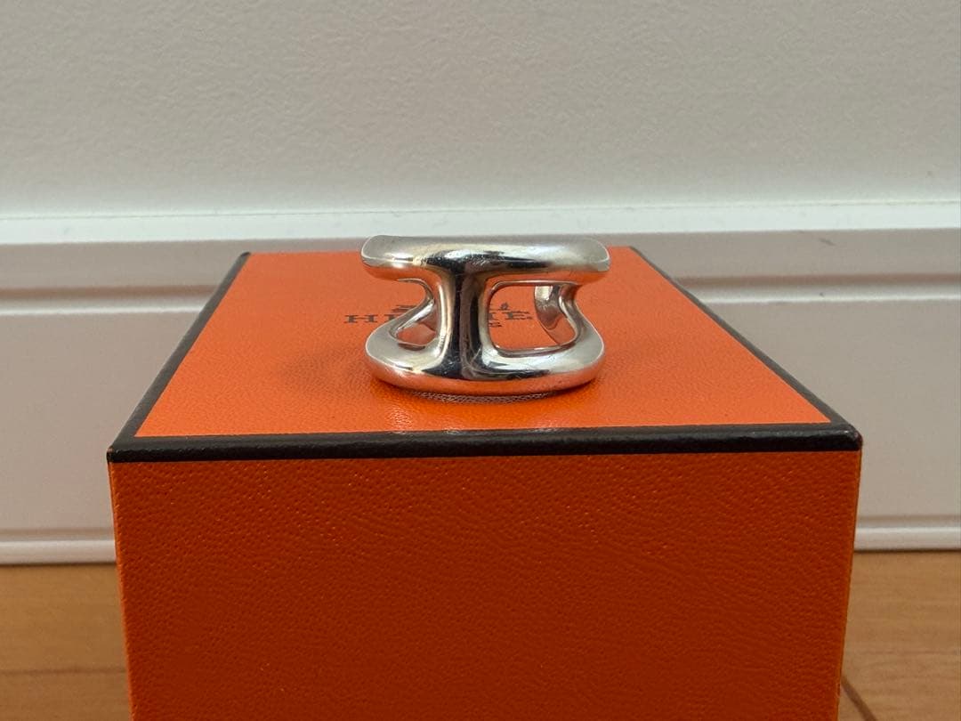 HERMES エルメス　オスモズ　PM 51 シルバー　リング　指輪