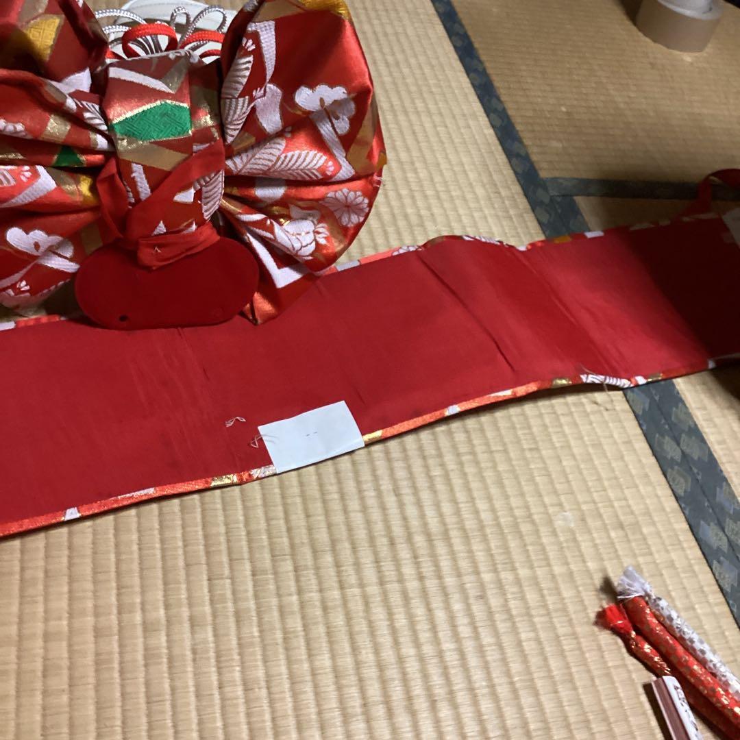 七五三7歳フルセット　帯幅19センチ　草履21センチ