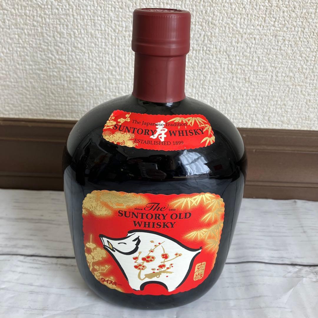 未開栓 サントリー オールド 寿 干支ラベル 12年 ウイスキー