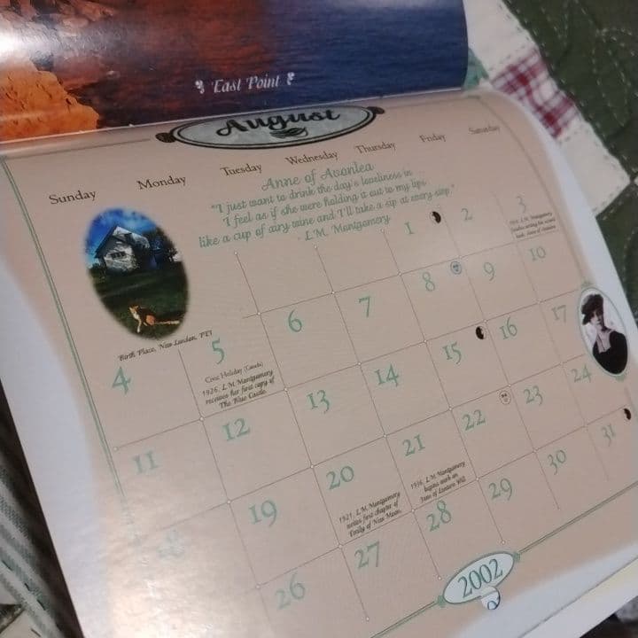 プリンス・エドワード島✨写真カレンダー✨14枚✨2002年✨