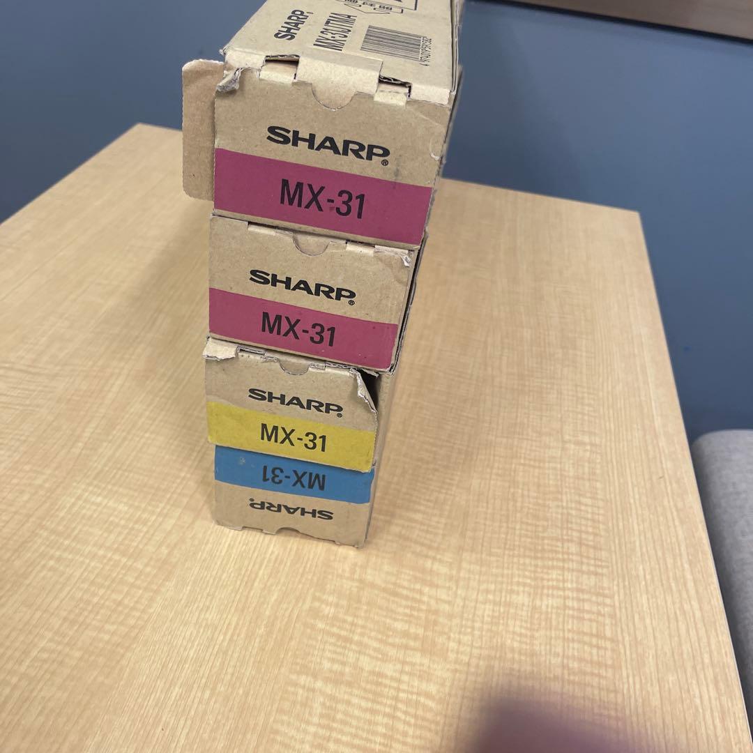 SHARP 純正トナー MX-31JT カラー3色セット 未使用 長期保管