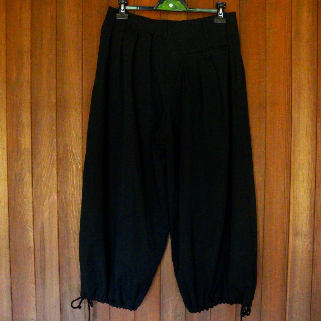 ヨウジヤマモト ウールギャバジン バルーンパンツ