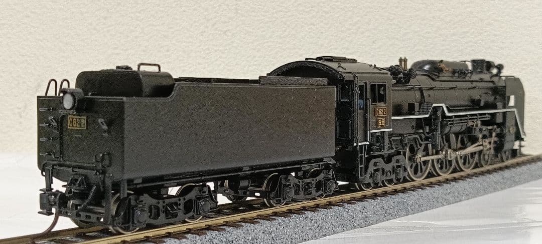 HOゲージ 天賞堂 Ｃ622号機蒸気機関車、モーター交換、メンテナンス済