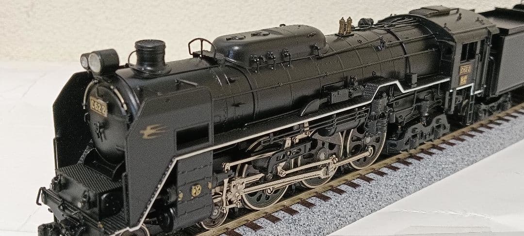 HOゲージ 天賞堂 Ｃ622号機蒸気機関車、モーター交換、メンテナンス済