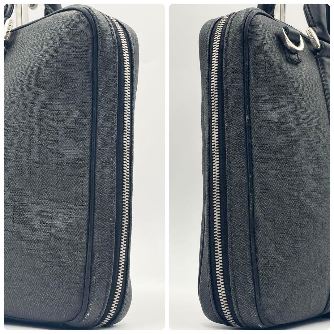 ブルガリ ウィークエンド ブリーフケース 2way ビジネスバッグA4可 PVC