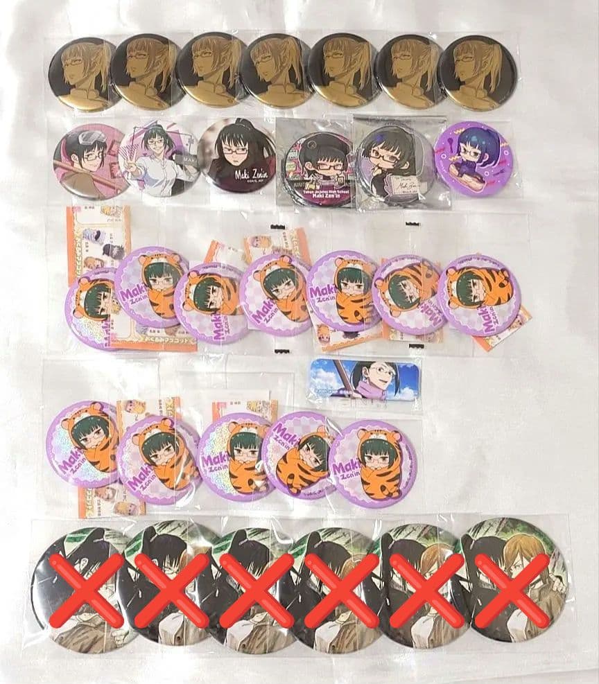 呪術廻戦 真希 缶バッジセット
