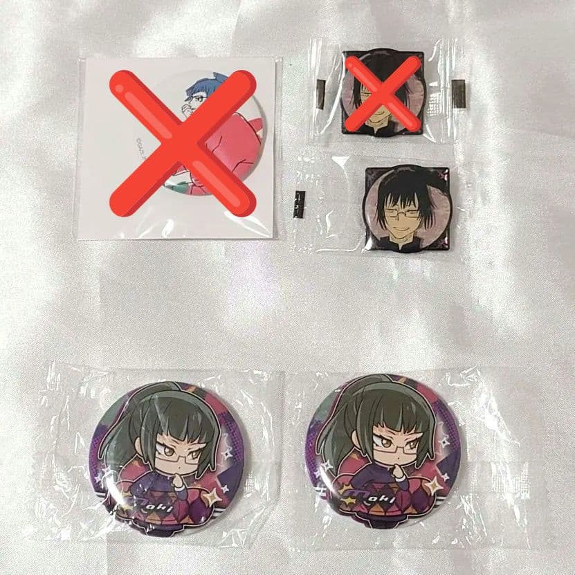 呪術廻戦 真希 缶バッジセット