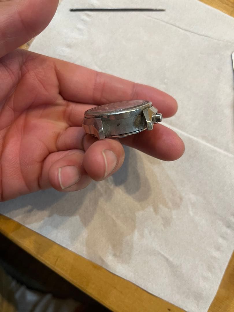 6139-8050 セイコー　スピードタイマー　不動ジャンク　巻棒抜　部品取りに