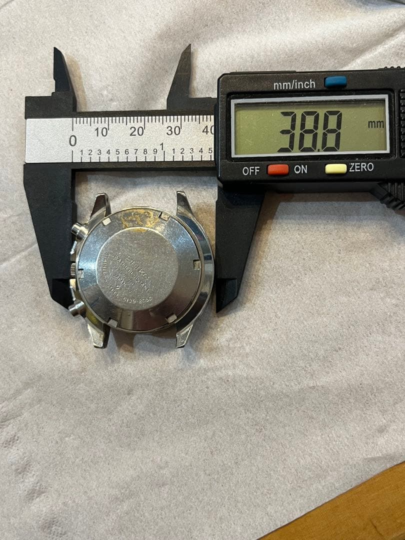 6139-8050 セイコー　スピードタイマー　不動ジャンク　巻棒抜　部品取りに