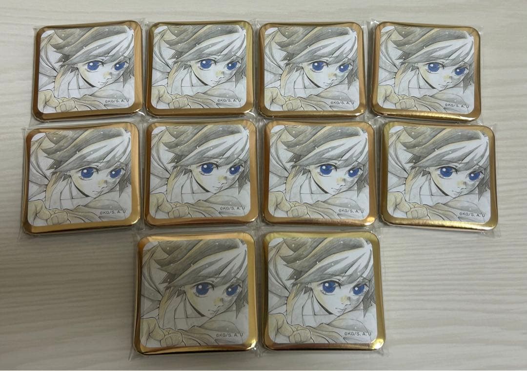 d*2様 鬼滅の刃 冨岡義勇 ダイニング お楽しみくじ スクエア缶バッジ 幼少期