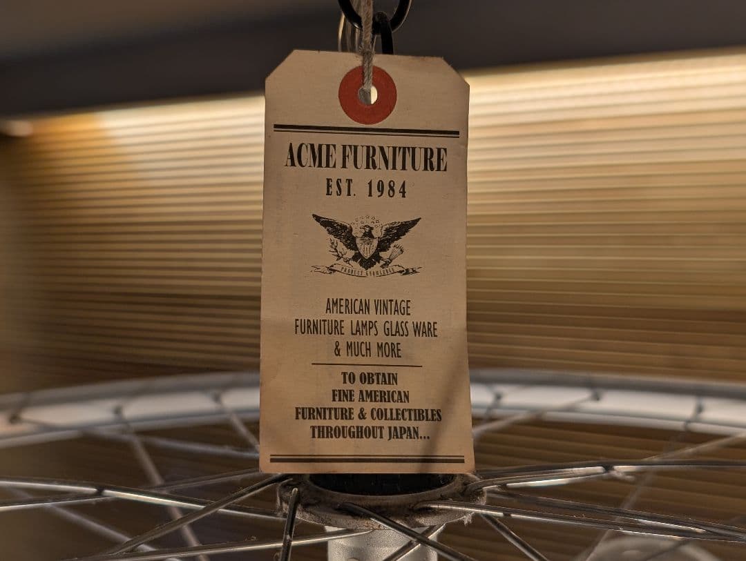 acme ファニチャー　ジャーナルスタンダード　自転車　地球儀 ペンダントライト