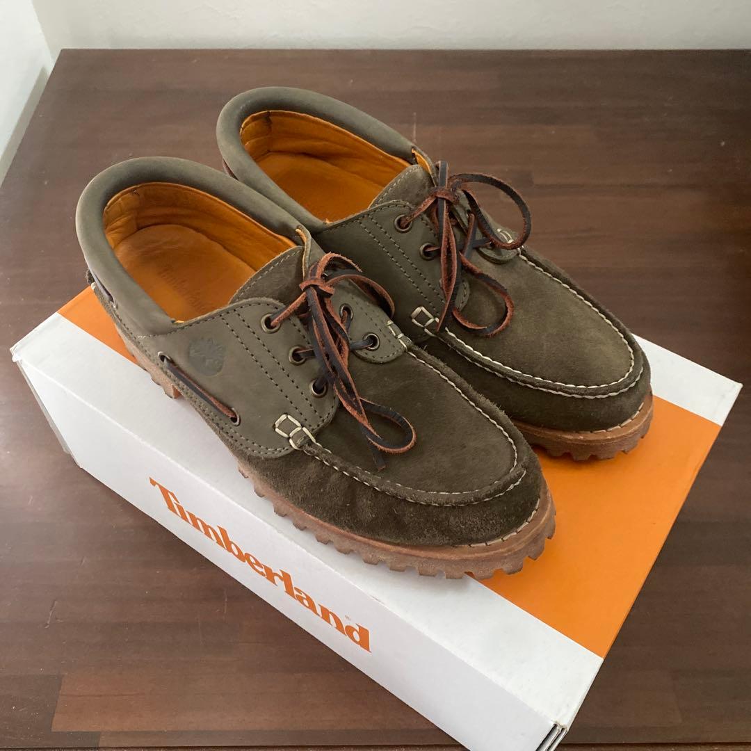 Timberland オリーブグリーン モカシン
