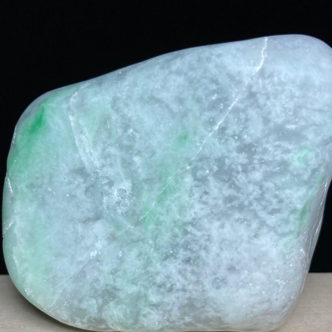 専用【プレミアム翡翠】糸魚川翡翠　ロウカン質 翡翠　白×翠　原石　426.2ｇ