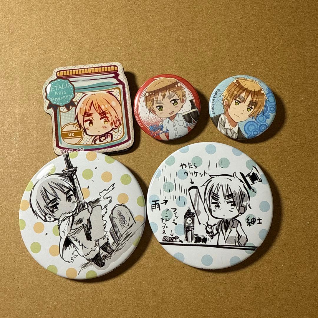 ヘタリア 缶バッジ まとめ売り イギリス