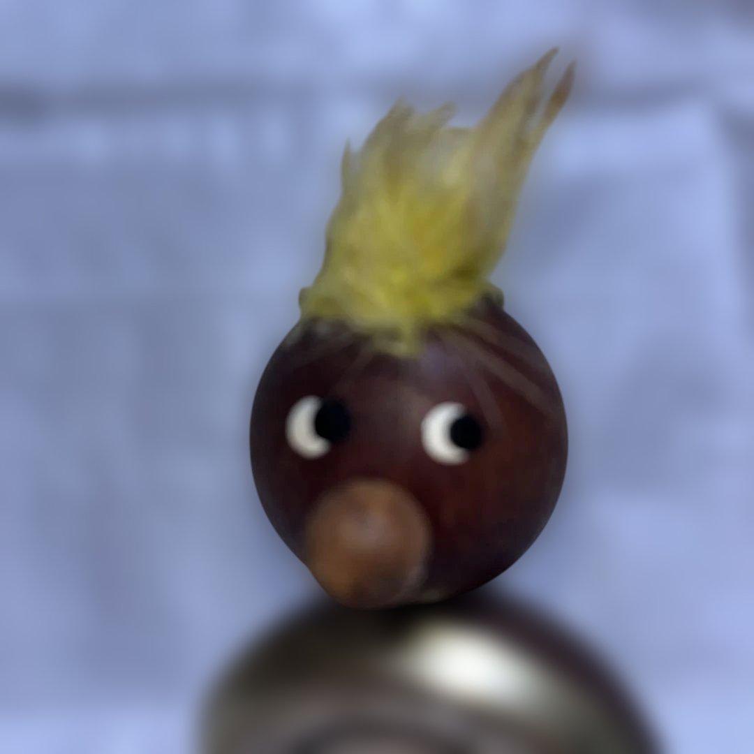 木製キャラクター型温度計