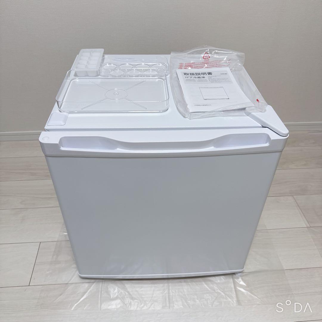 冷蔵庫 小型 1ドア 46L ホワイト MAXZEN JR046ML01WH