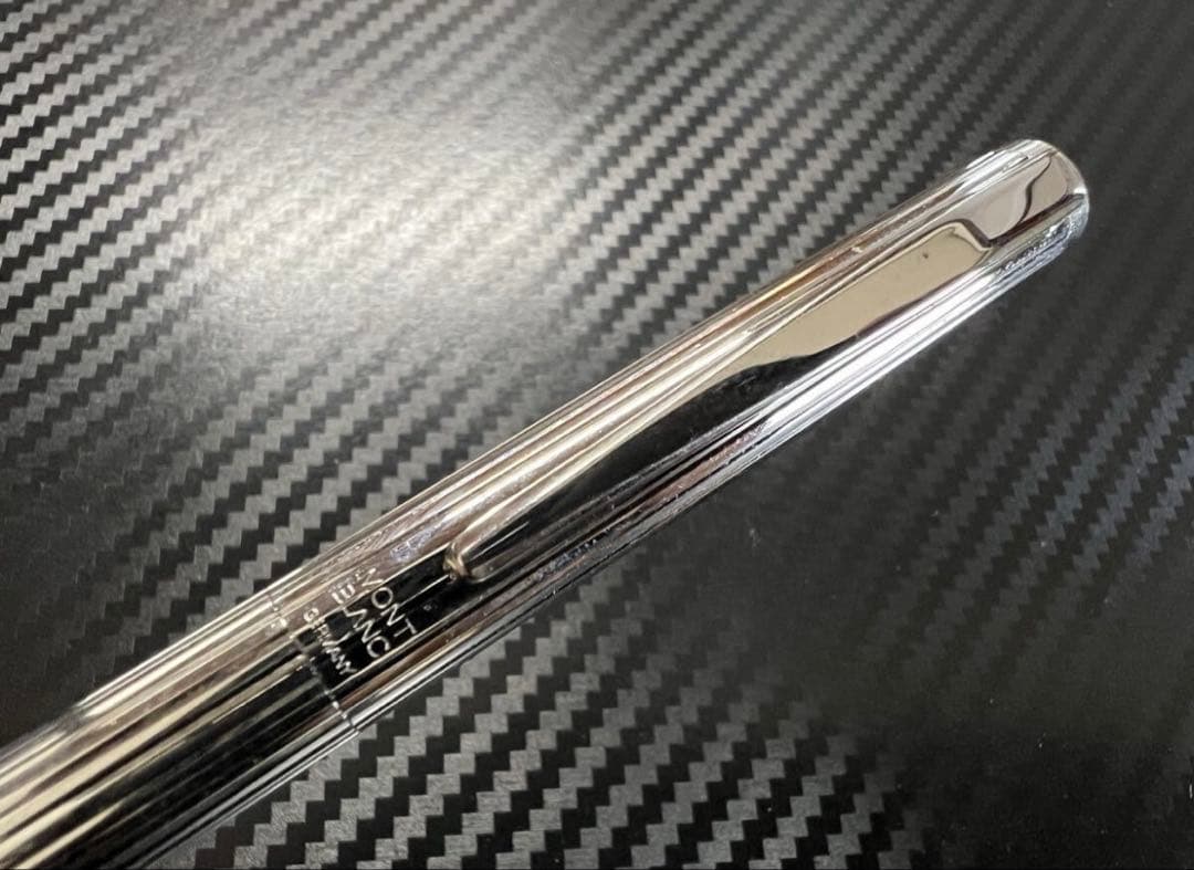 モンブラン 万年筆 極美品 ノブレスシルバー M