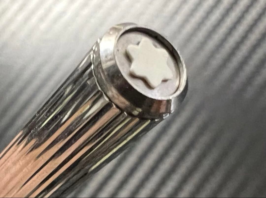 モンブラン 万年筆 極美品 ノブレスシルバー M