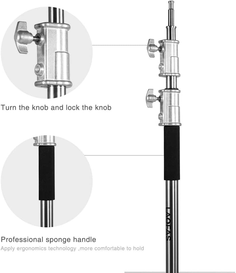 【中古】LAOFAS Cスタンド ステンレス製ライトスタンド Amaran