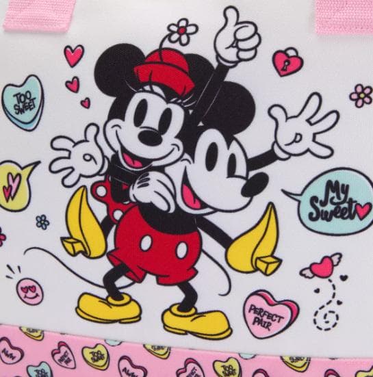 【アメリカディズニー】ミッキー＆ミニー キャンバストートバッグ Disney