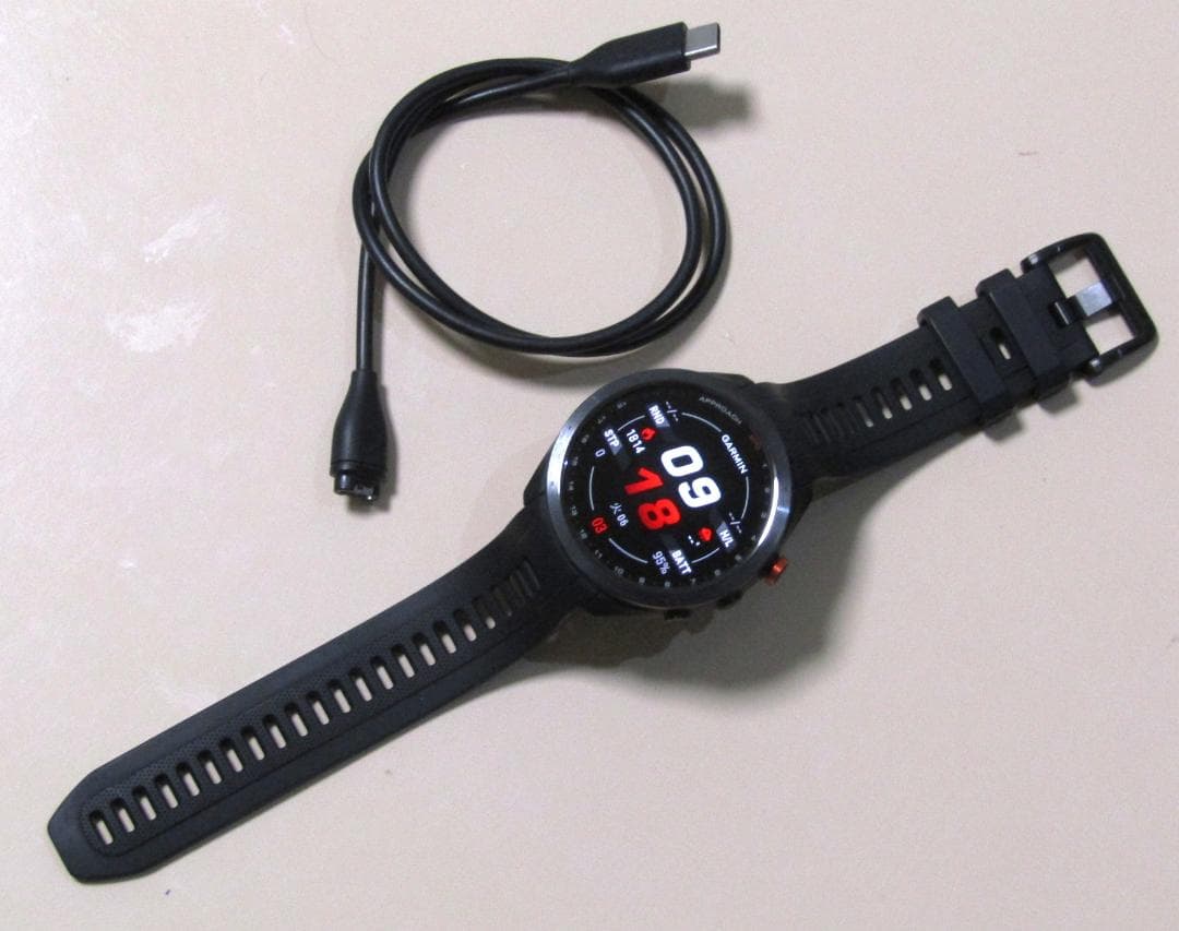 超美品 ガーミン アプローチ S70 ブラック 47mm