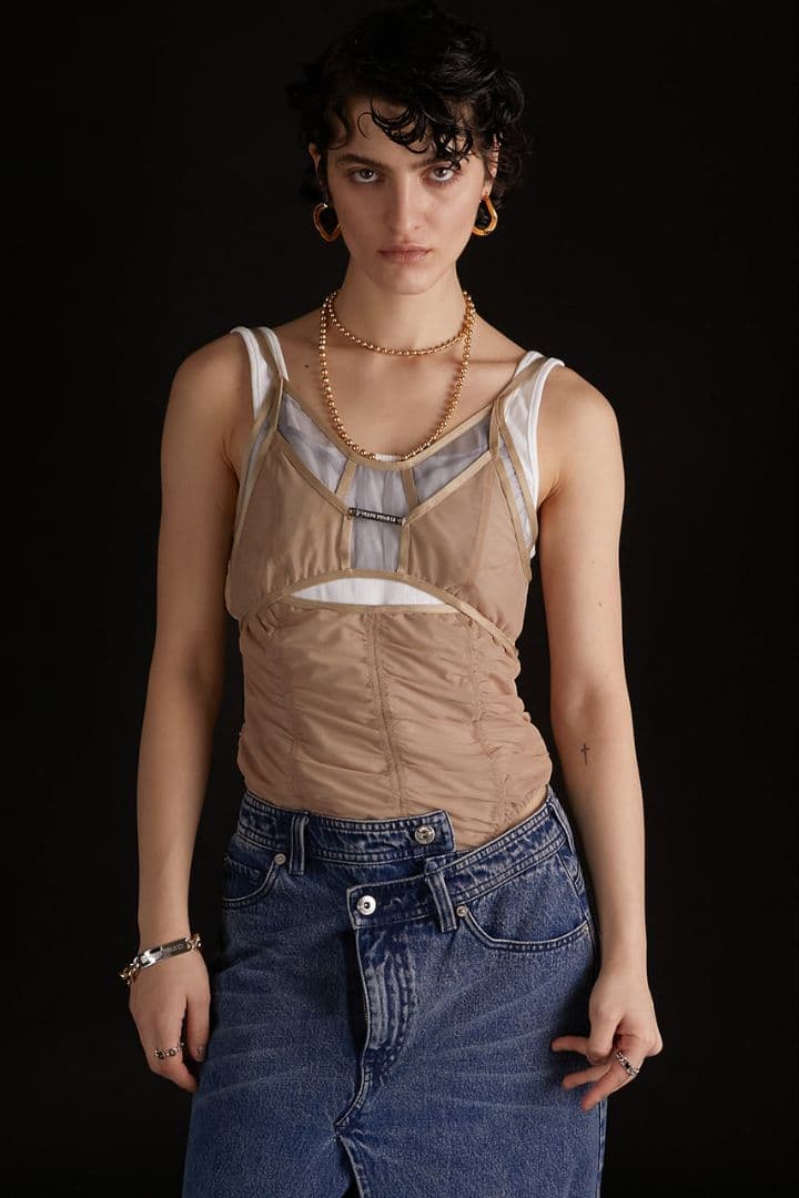 プランク プロジェクト/レイヤードチュールキャミボディスーツ