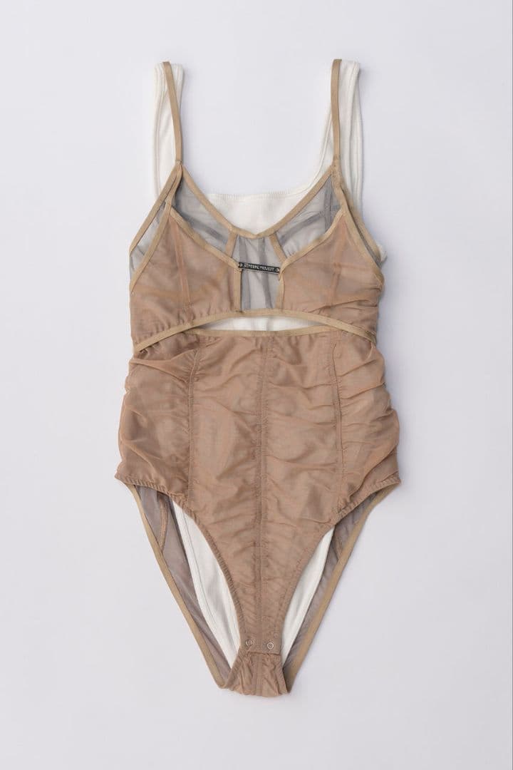 プランク プロジェクト/レイヤードチュールキャミボディスーツ