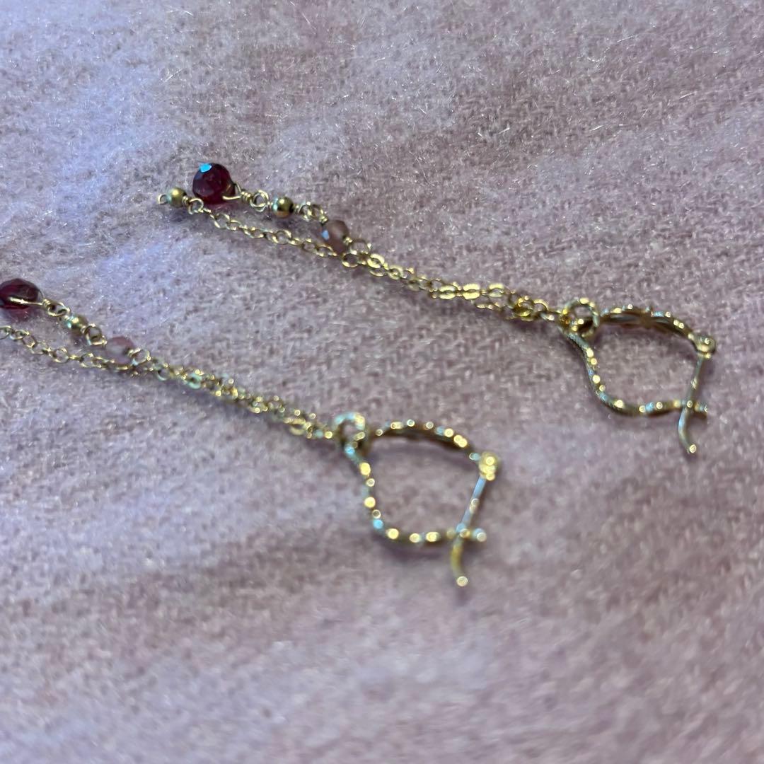 g*e様 【agate アガット】フープピアス　10K