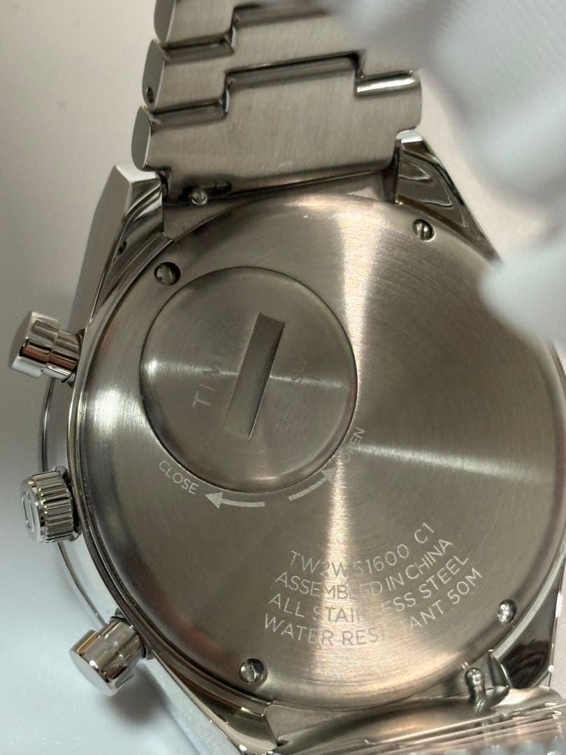 【美品】TIMEX QGents レトロクロノグラフクォーツ TW2W51600