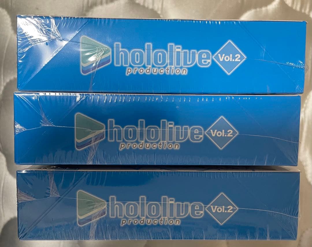 初版ヴァイスシュヴァルツ ホロライブ Vol.2 シュリンク付未開封3box