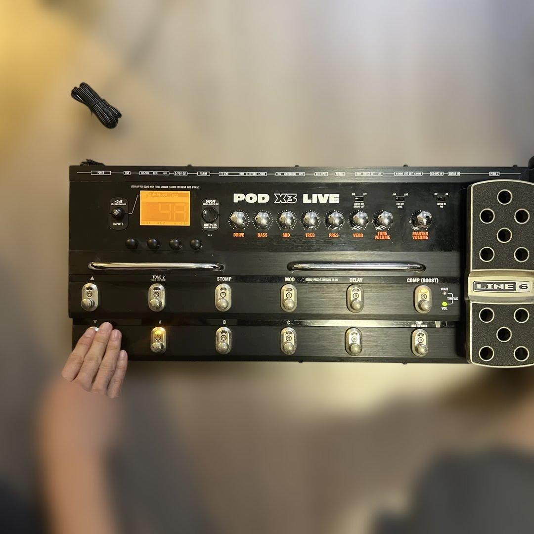 LINE6 POD X3 LIVE マルチエフェクター 通電確認のみ