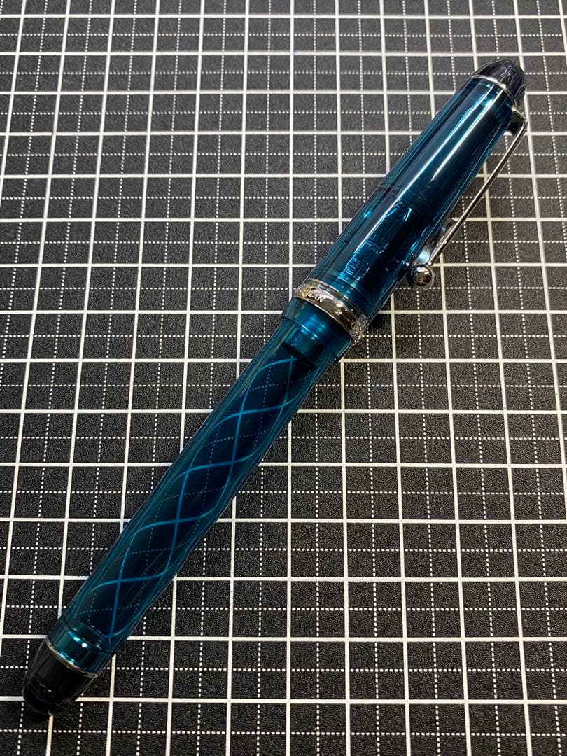 PILOT CUSTOM74 透明ターコイズグリーン　万年筆　字幅M
