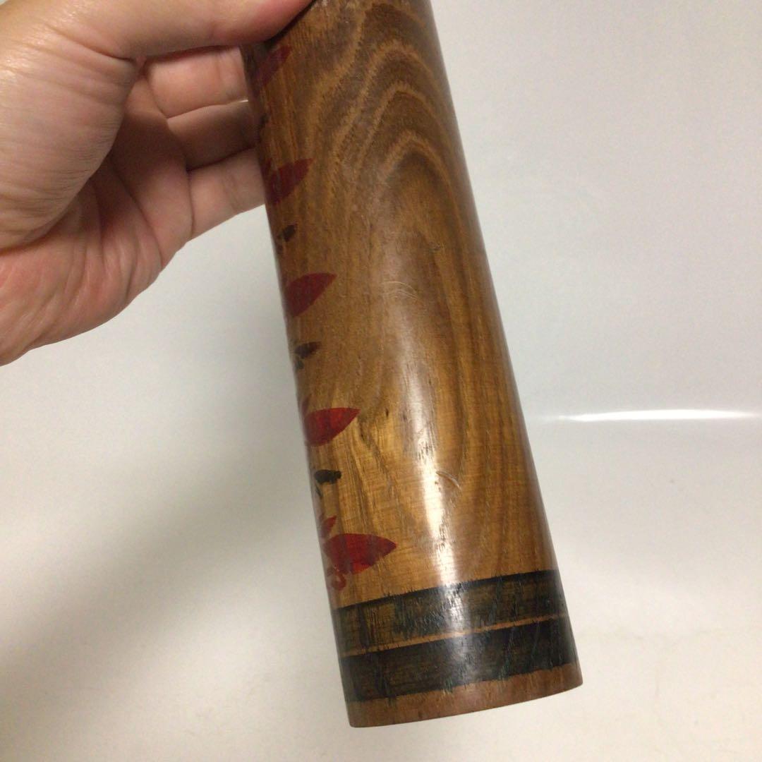 レトロ 木製 伝統工芸 工芸品 大型 こけし 小芥子 置物 オブジェ　伝統的