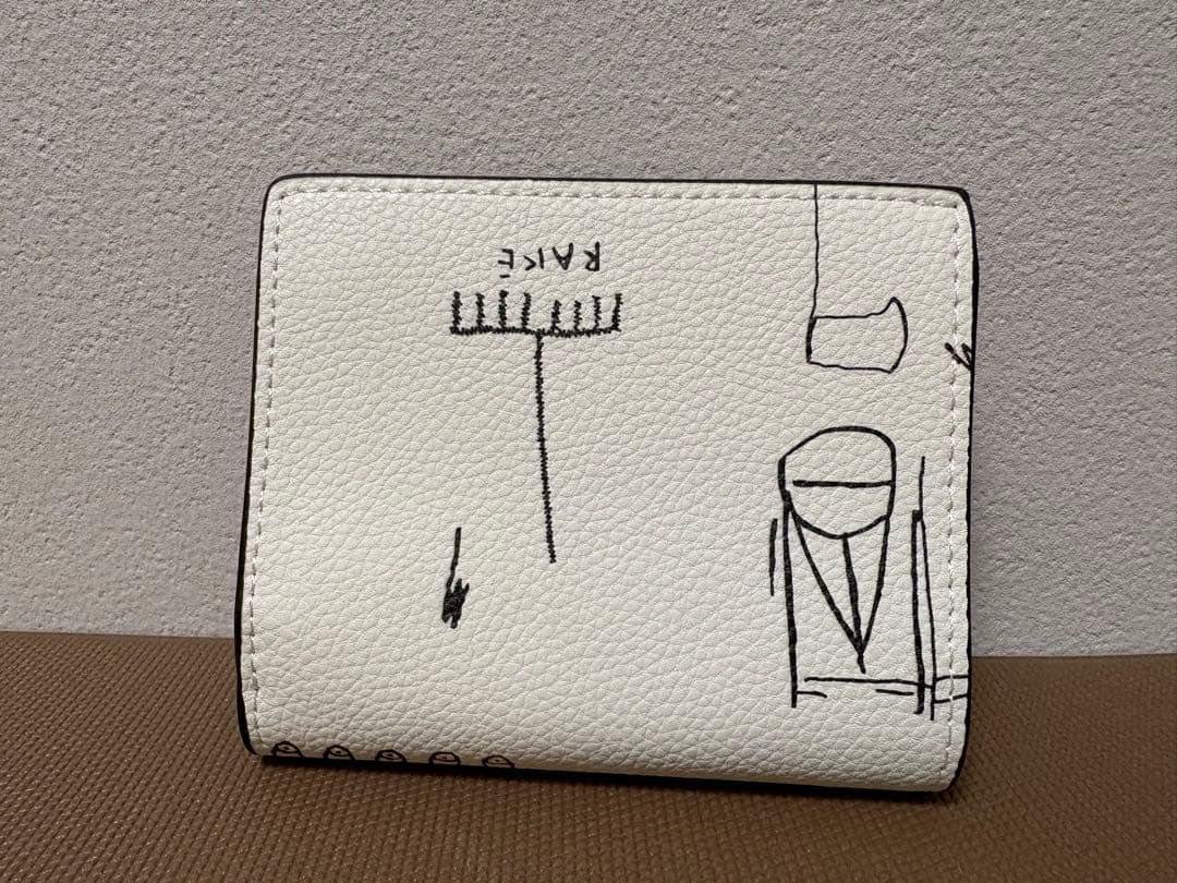 【新品】コーチ 2つ折り財布 ホワイト系 白 COACH C5587 IMT6W