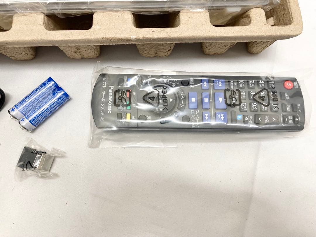 Panasonic BDプレーヤー搭載ポータブル地上デジタルテレビ VIERA