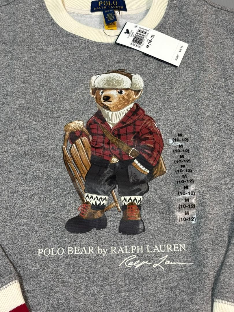 2025最新作新品ラルフローレン　ポロベア　トレーナーボーイズM150