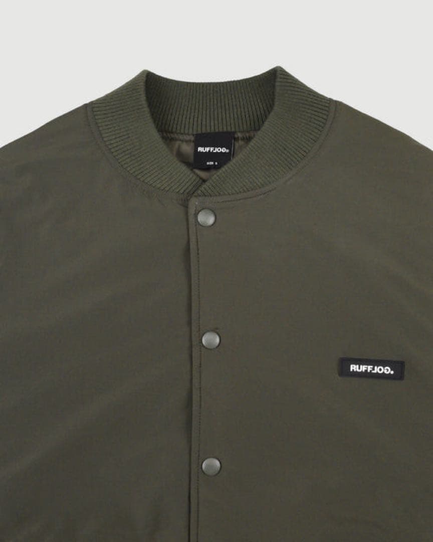 ラフログ　ラフロッグ　軽量パファースタジアムジャケット　S カーキ