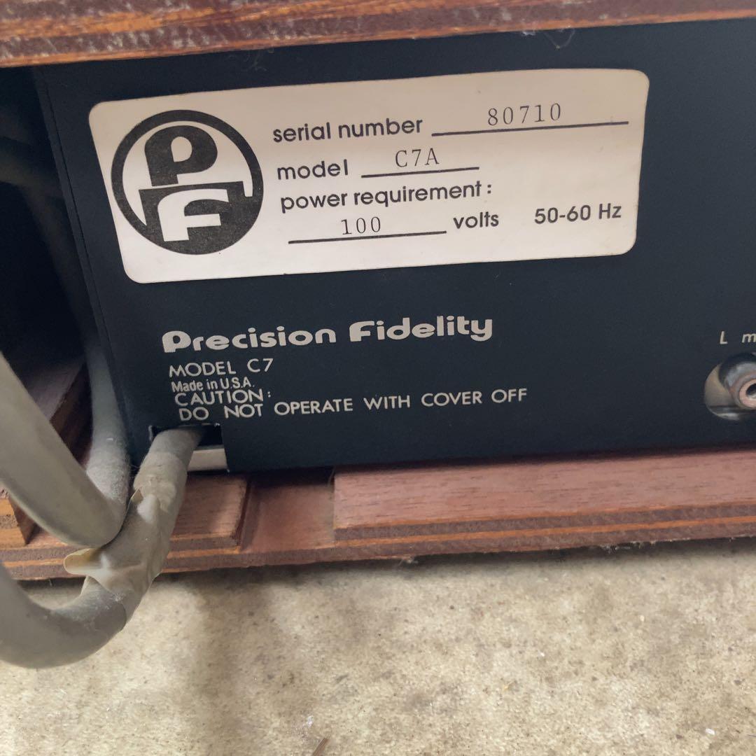 Precision Fidelity model C7A 電源トランスなし