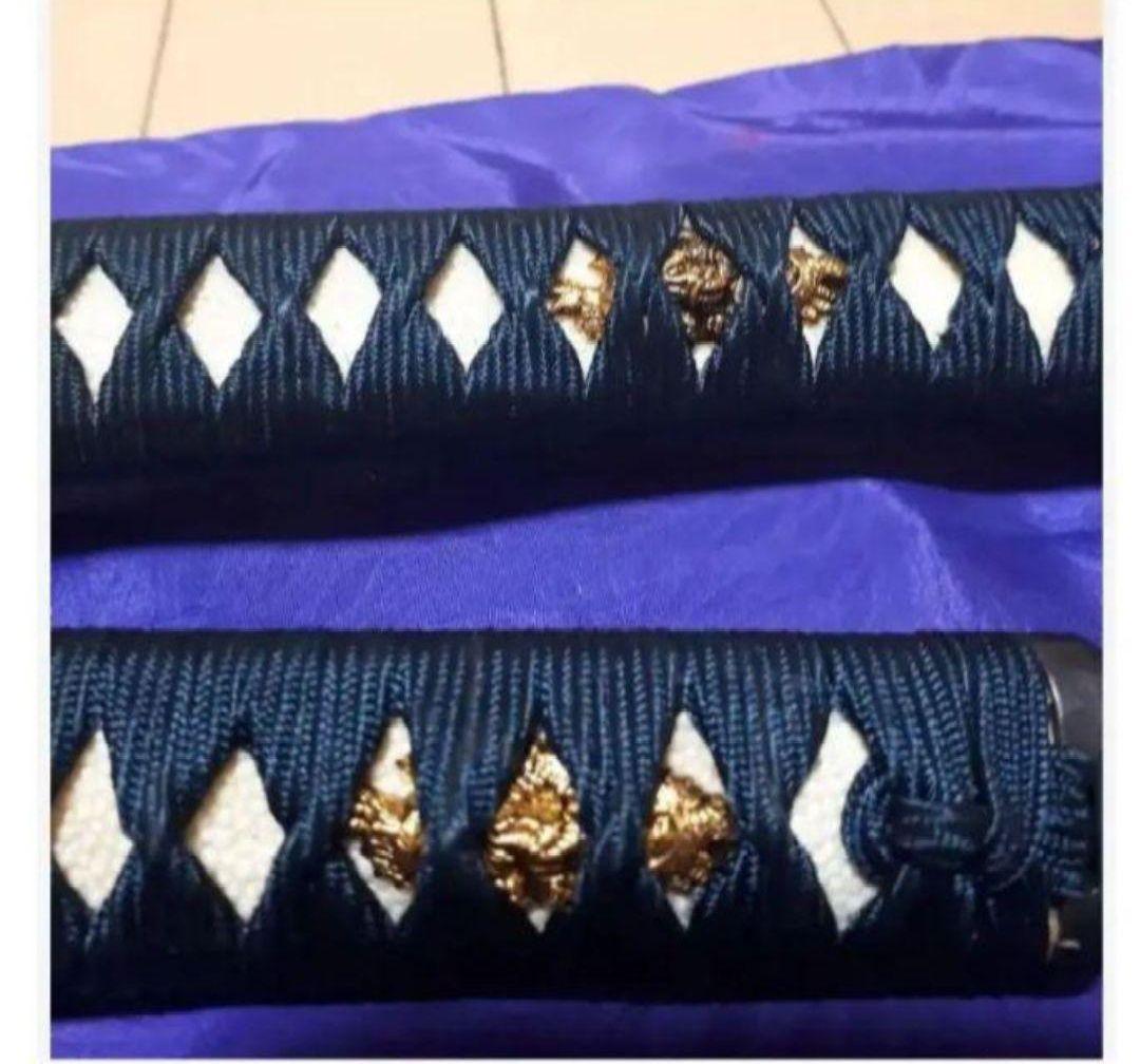 模造刀　名刀　高級品　二本セット　台座付き　レトロ　新品同様