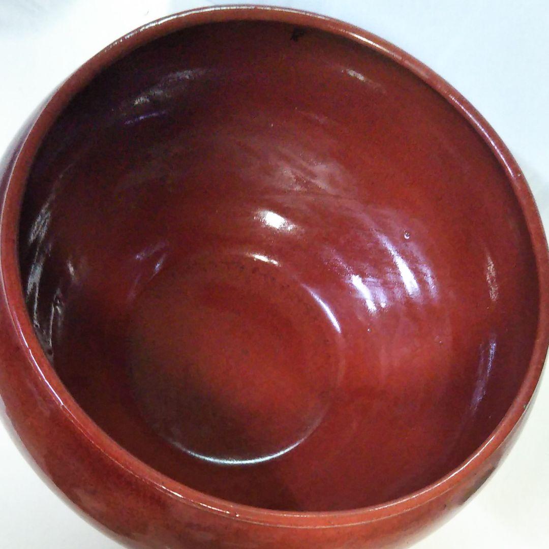 辰砂ドラ大鉢