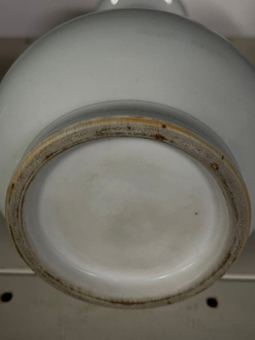 即決OK■中国明時代白磁龍紋花瓶