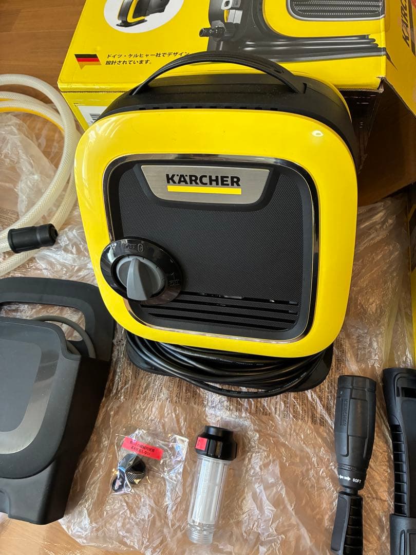 【かなり美品でお得】デッキクリーナー付き KARCHER 高圧洗浄機 Ｋmini