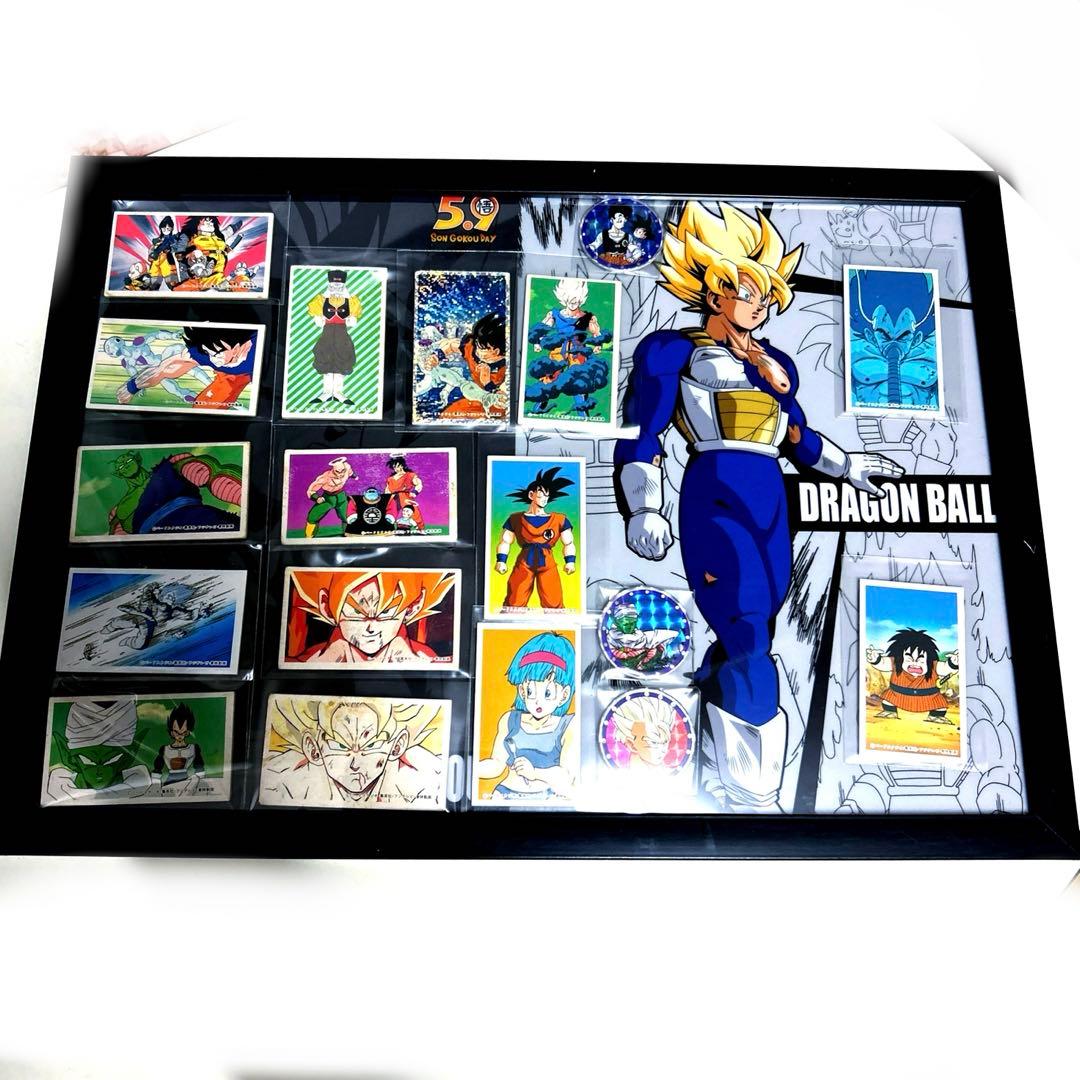 ドラゴンボール　初期　メンコ　昭和レトロ　額装　フレーム