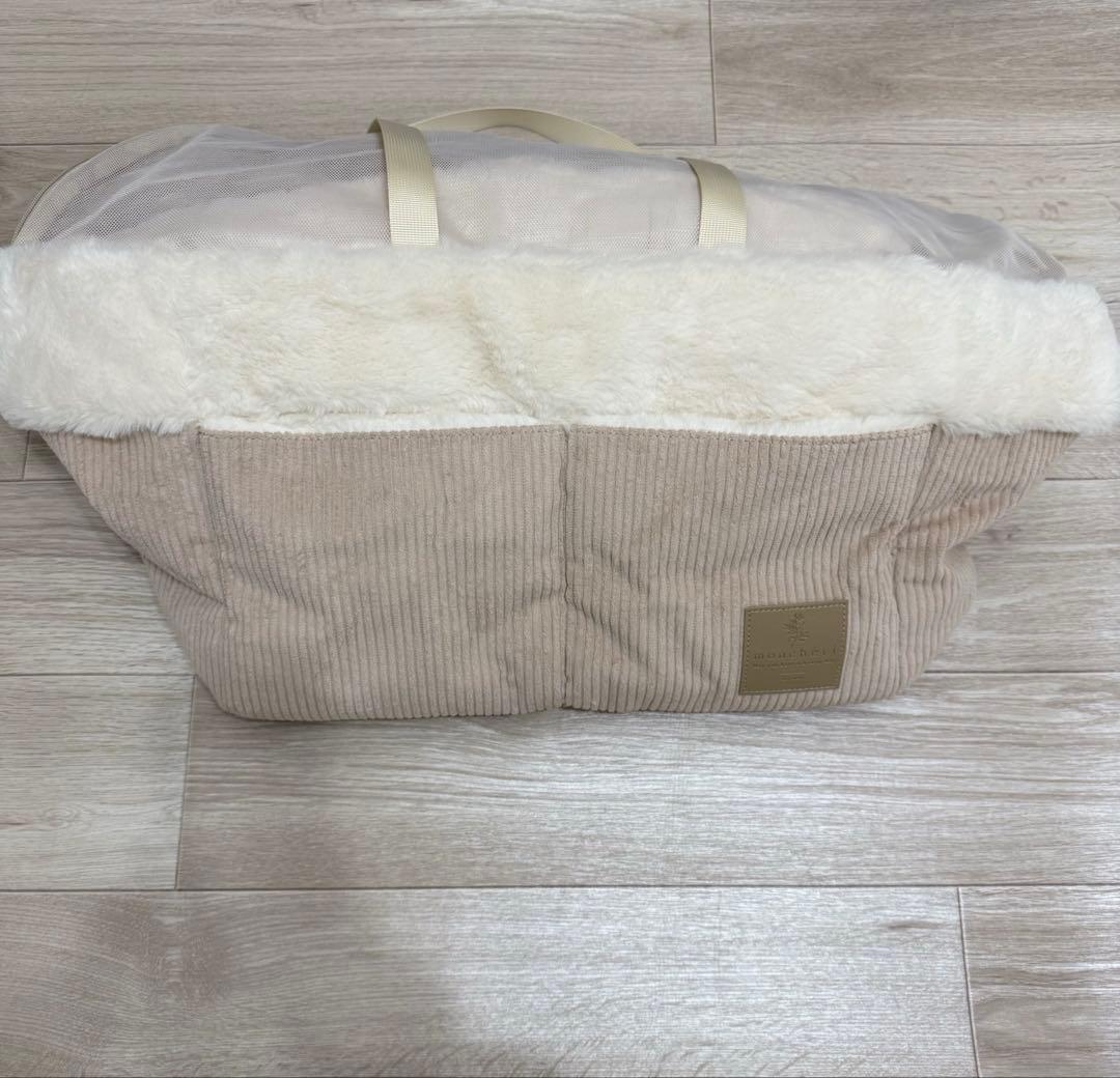 moncheri ペットカートコーデュロイファーバッグ