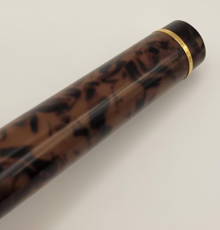 ヴィンテージ PILOT カスタム べっこう柄 万年筆 14K 585